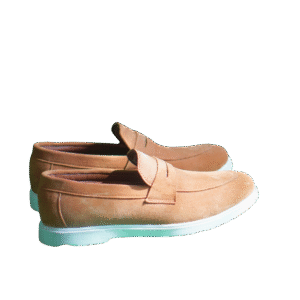 Men's Loafers Premium Tan Suede Collection
